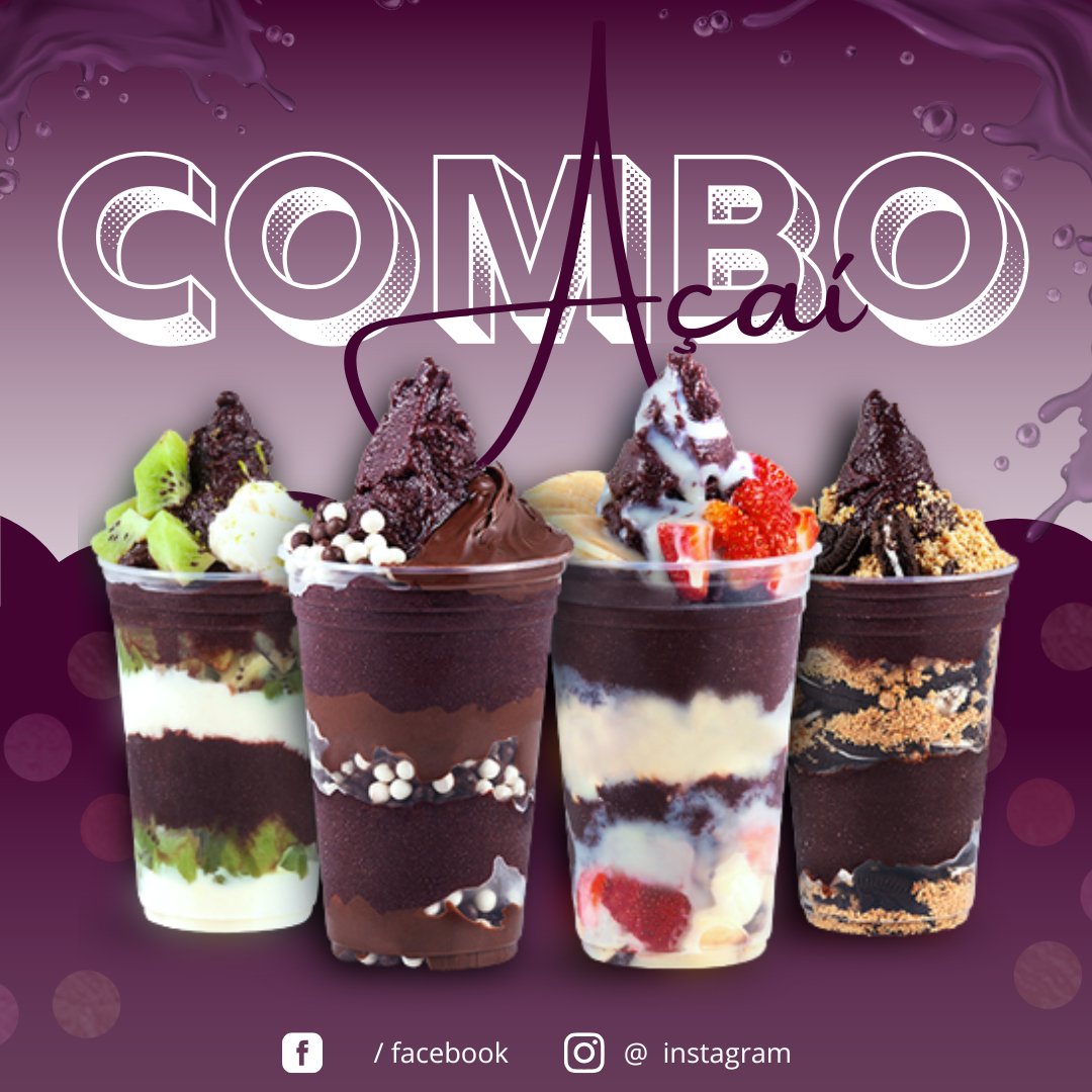 Arte combo açaí