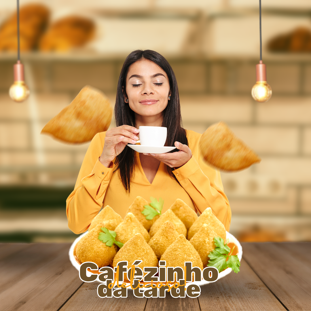 Exemplo de arte para café da tarde