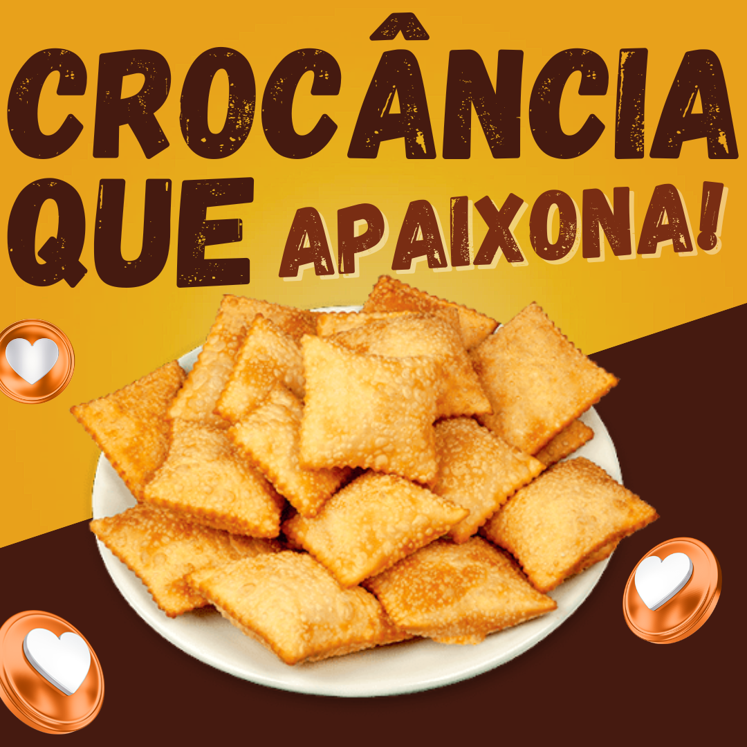 Arte crocância que apaixona
