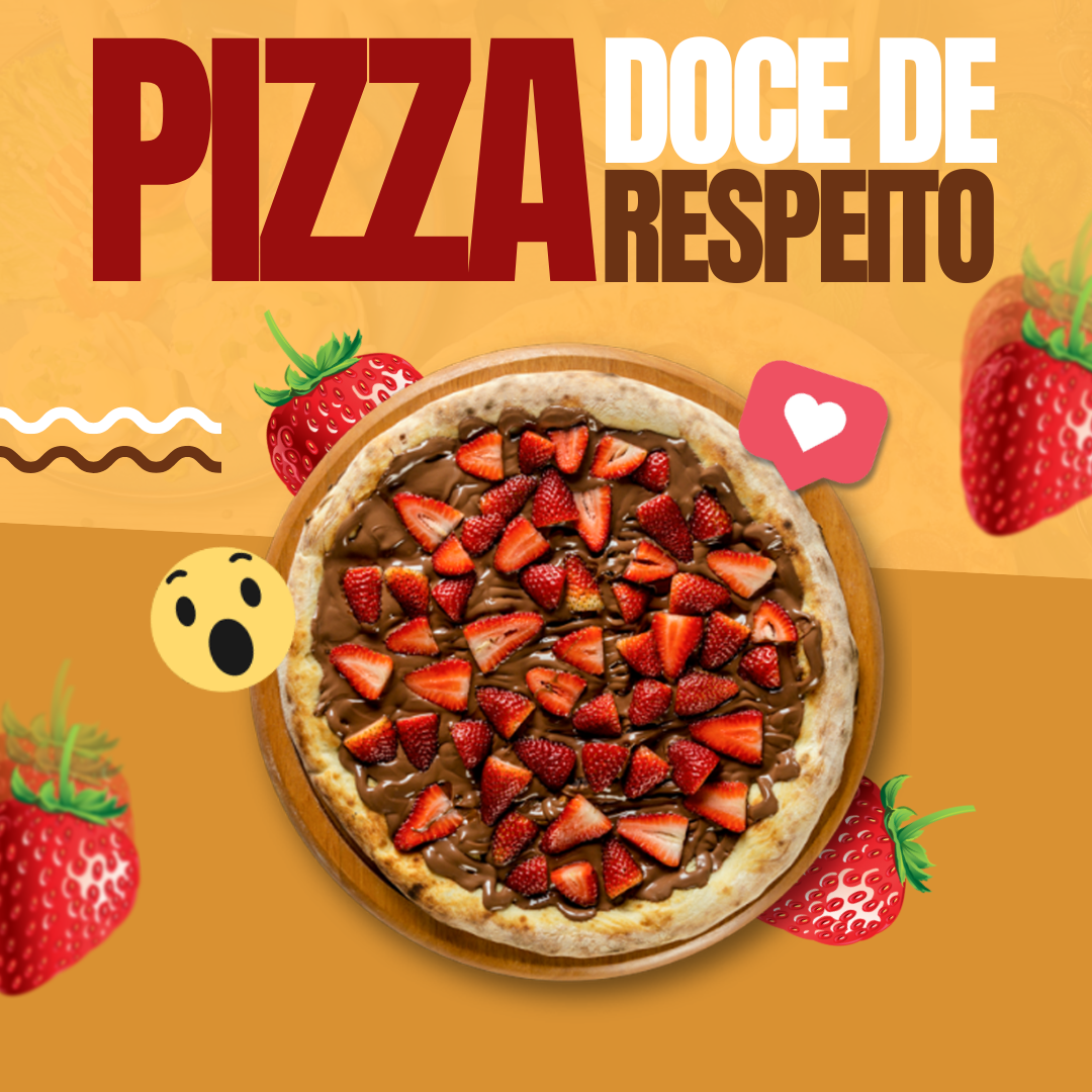 Arte pizza doce de respeito